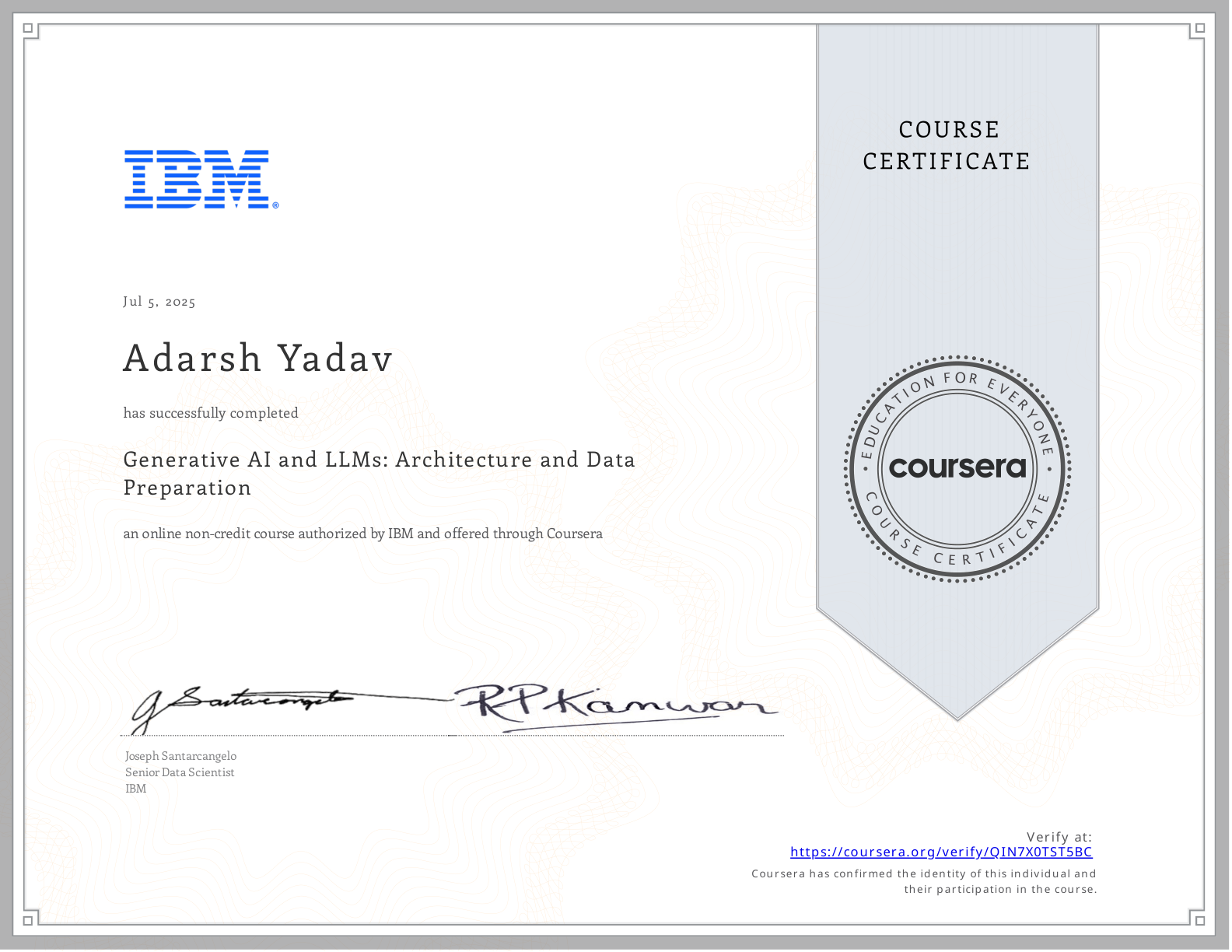 Generative AI and LLMs