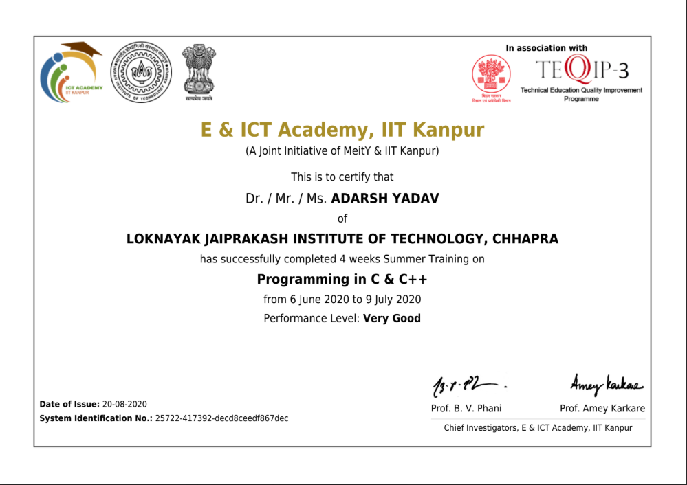 C++ certification